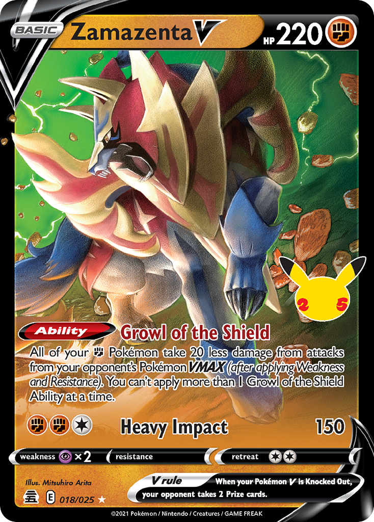 Zamazenta V 18 Celebrations