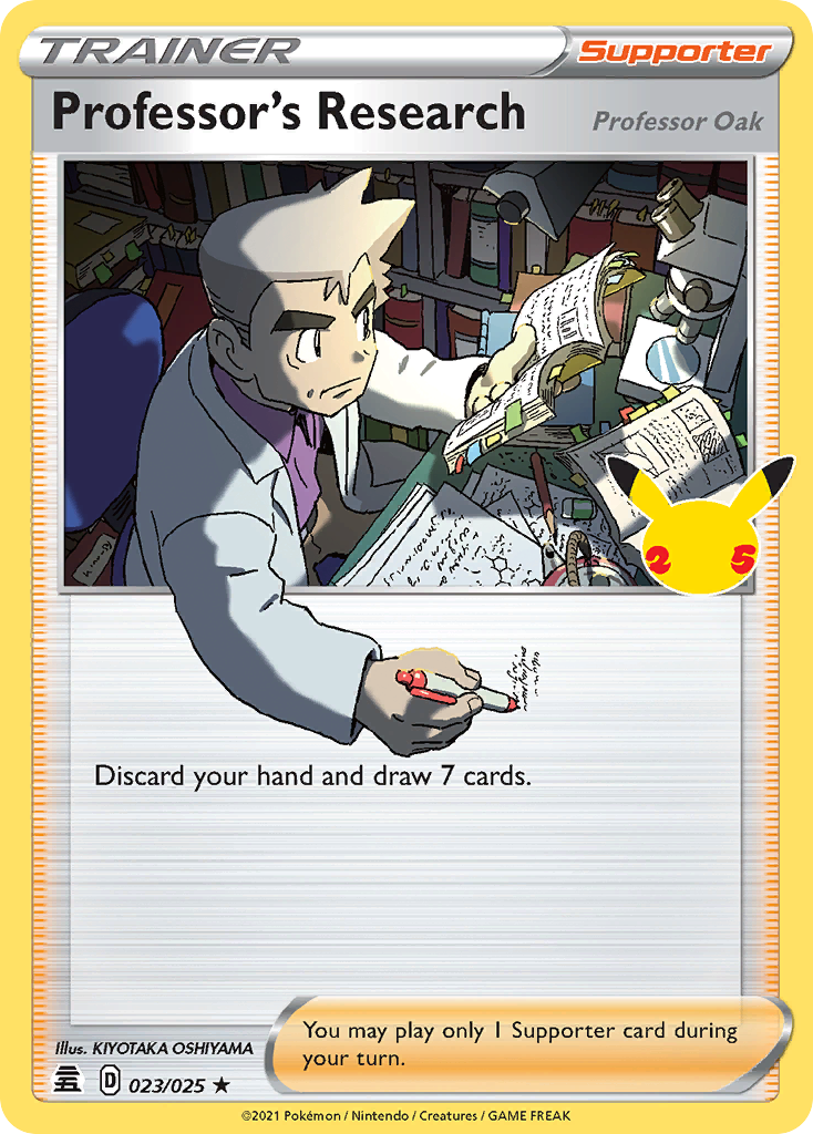 Professor's Research (Professor Oak) 23 Celebrations