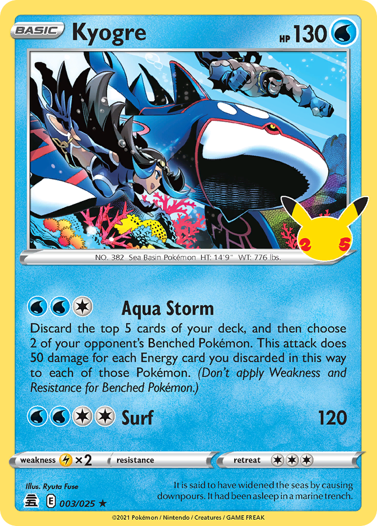 Kyogre 3 Celebrations