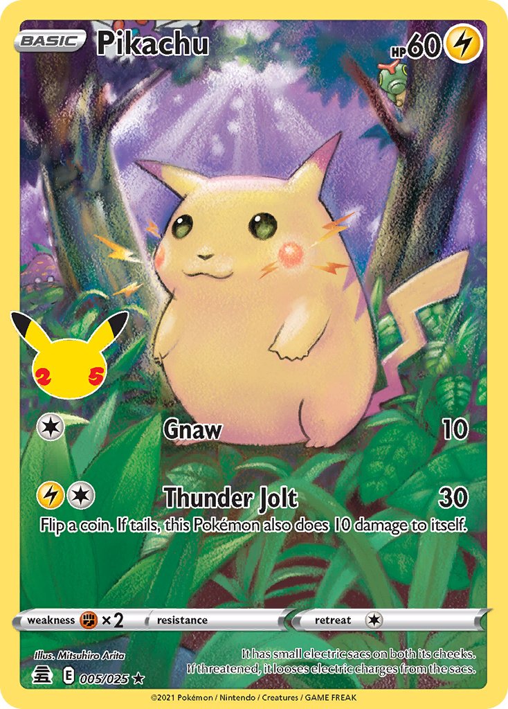 Pikachu 5 Celebrations