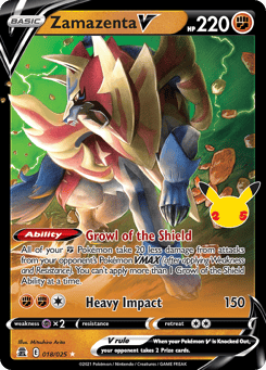 Zamazenta V 18 Celebrations