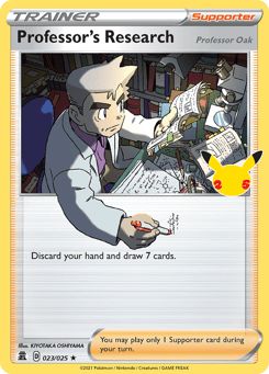 Professor's Research (Professor Oak) 23 Celebrations