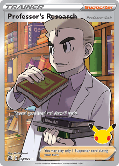 Professor's Research (Professor Oak) 24 Celebrations