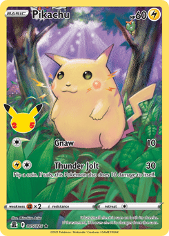 Pikachu 5 Celebrations