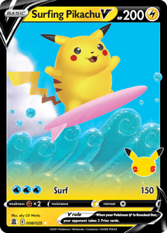 Surfing Pikachu V 8 Celebrations