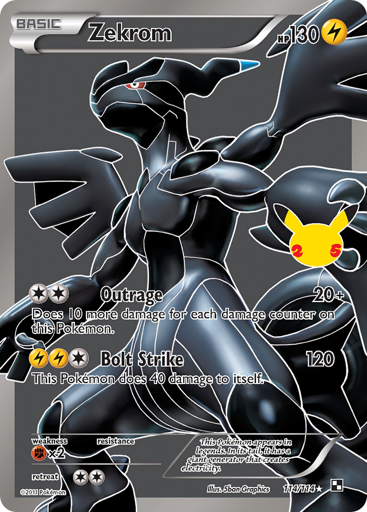 Zekrom 114 Celebrations: Classic Collection