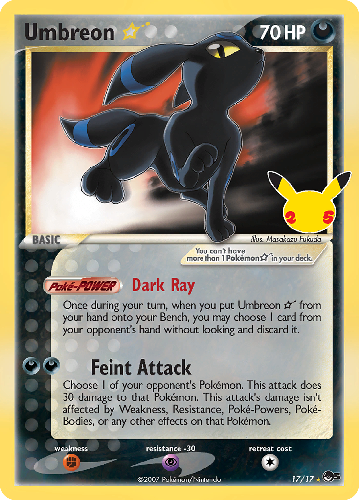 Umbreon ☆ 17 Celebrations: Classic Collection