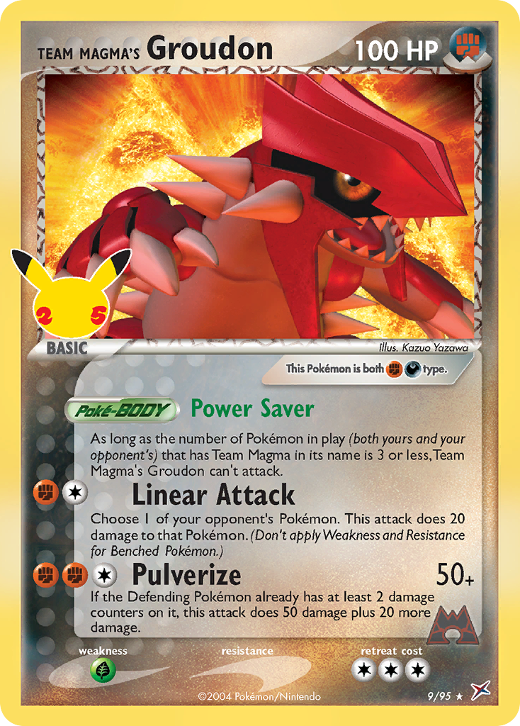Team Magma's Groudon 9 Celebrations: Classic Collection
