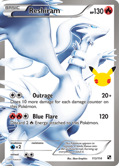 Reshiram 113 Celebrations: Classic Collection