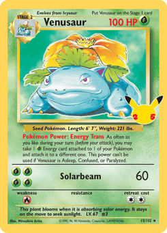 Venusaur 15 Celebrations: Classic Collection