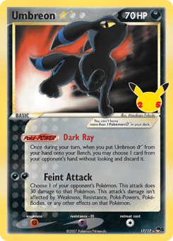 Umbreon ☆ 17 Celebrations: Classic Collection