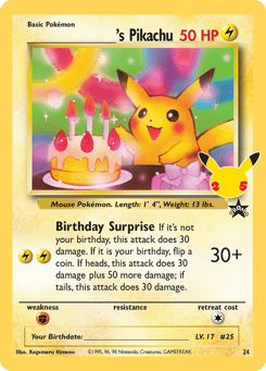 _____'s Pikachu 24 Celebrations: Classic Collection