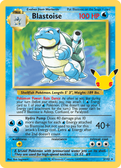 Blastoise 2 Celebrations: Classic Collection