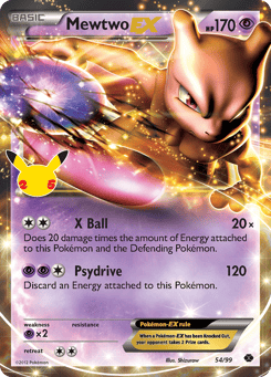 Mewtwo-EX 54 Celebrations: Classic Collection