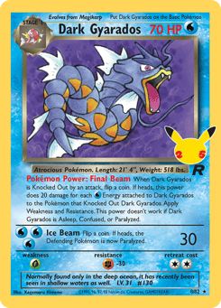 Dark Gyarados 8 Celebrations: Classic Collection
