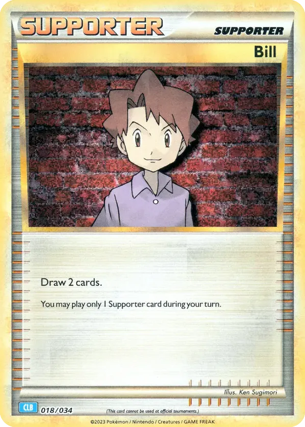 Bill 018/034 Pokémon TCG Classic - Blastoise