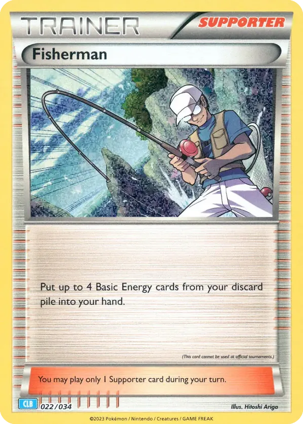 Fisherman 022/034 Pokémon TCG Classic - Blastoise