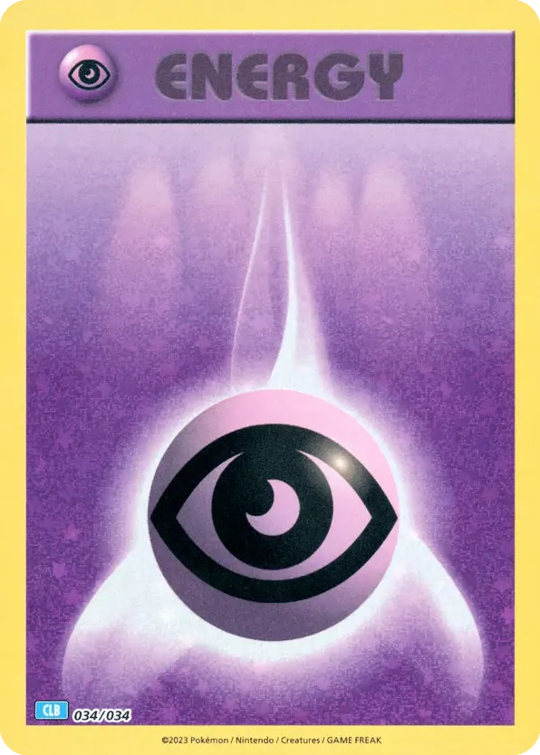 Basic Psychic Energy 034/034 Pokémon TCG Classic - Blastoise