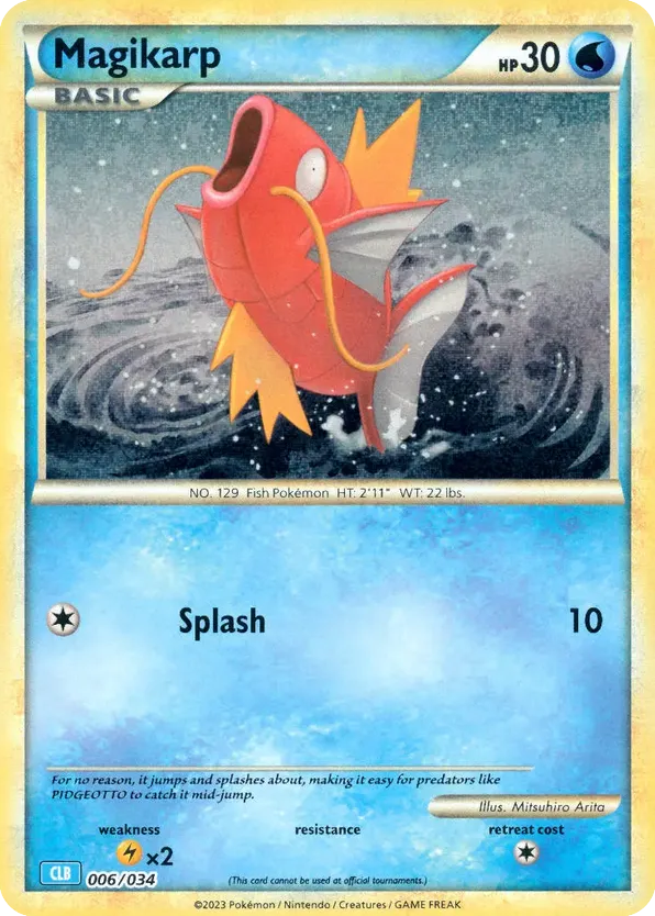 Magikarp 006/034 Pokémon TCG Classic - Blastoise