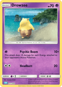 Drowzee 011/034 Pokémon TCG Classic - Blastoise