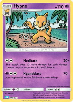 Hypno 012/034 Pokémon TCG Classic - Blastoise