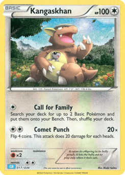 Kangaskhan 017/034 Pokémon TCG Classic - Blastoise