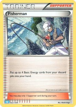 Fisherman 022/034 Pokémon TCG Classic - Blastoise
