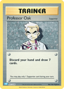 Professor Oak 025/034 Pokémon TCG Classic - Blastoise