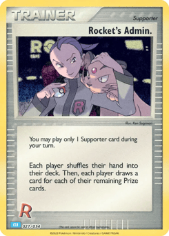 Rocket's Admin 027/034 Pokémon TCG Classic - Blastoise