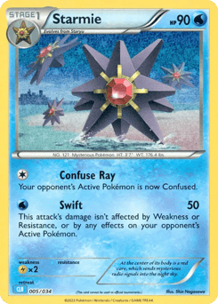 Starmie 005/034 Pokémon TCG Classic - Blastoise