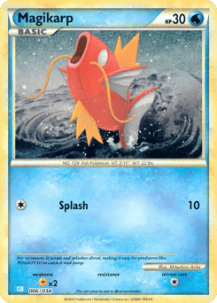 Magikarp 006/034 Pokémon TCG Classic - Blastoise