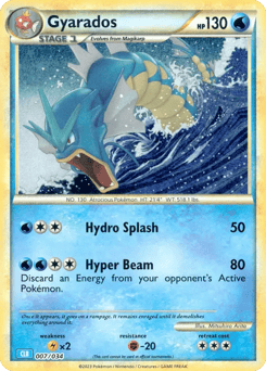 Gyarados 007/034 Pokémon TCG Classic - Blastoise