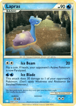 Lapras 008/034 Pokémon TCG Classic - Blastoise
