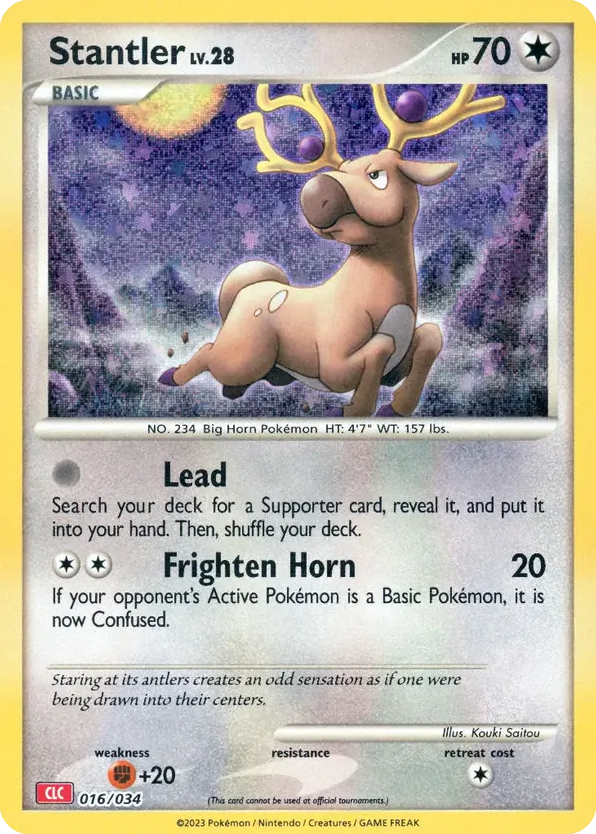 Stantler 016/034 Pokémon TCG Classic - Charizard