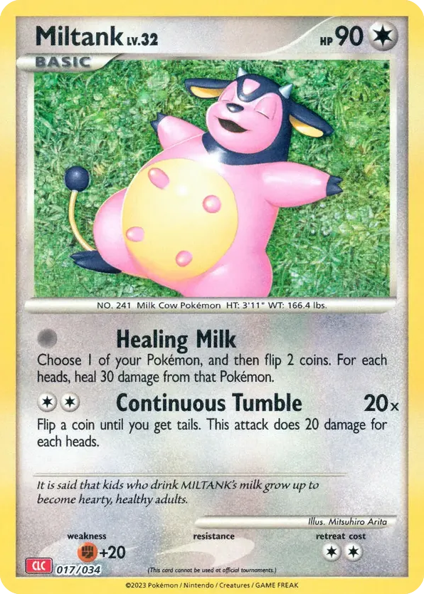 Miltank 017/034 Pokémon TCG Classic - Charizard