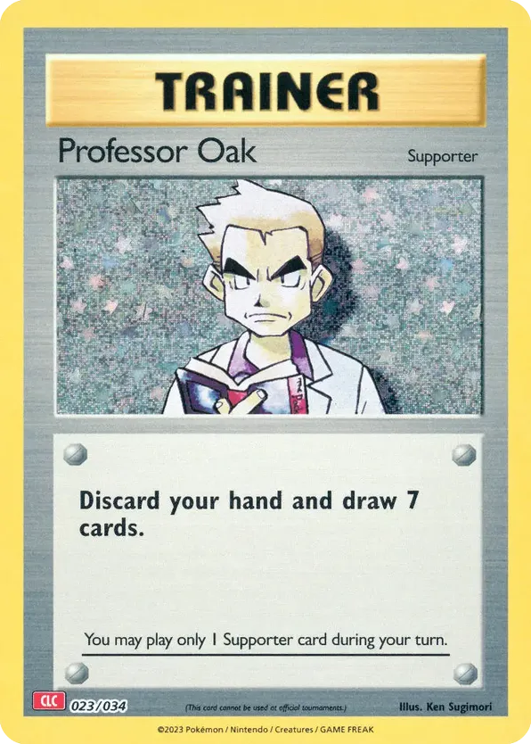 Professor Oak 023/034 Pokémon TCG Classic - Charizard