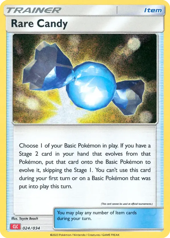 Rare Candy 024/034 Pokémon TCG Classic - Charizard