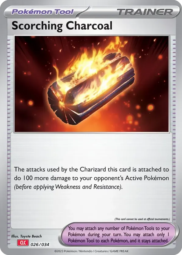 Scorching Charcoal 026/034 Pokémon TCG Classic - Charizard