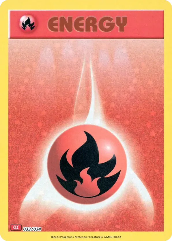 Basic Fire Energy 033/034 Pokémon TCG Classic - Charizard
