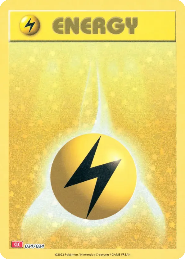 Basic Lightning Energy 034/034 Pokémon TCG Classic - Charizard