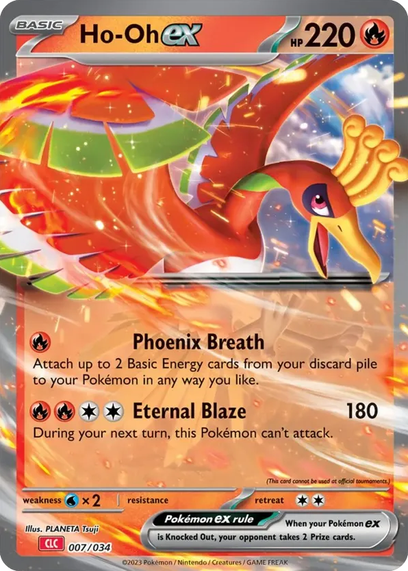Ho-Oh ex 007/034 Pokémon TCG Classic - Charizard