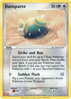 Dunsparce 015/034 Pokémon TCG Classic - Charizard