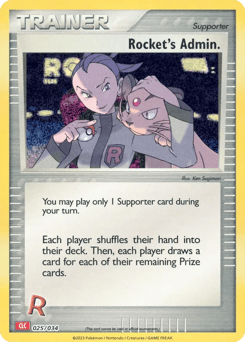 Rocket's Admin 025/034 Pokémon TCG Classic - Charizard