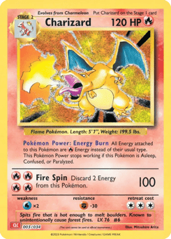 Charizard 003/034 Pokémon TCG Classic - Charizard
