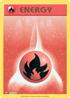 Basic Fire Energy 033/034 Pokémon TCG Classic - Charizard