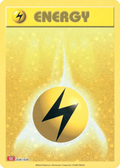 Basic Lightning Energy 034/034 Pokémon TCG Classic - Charizard