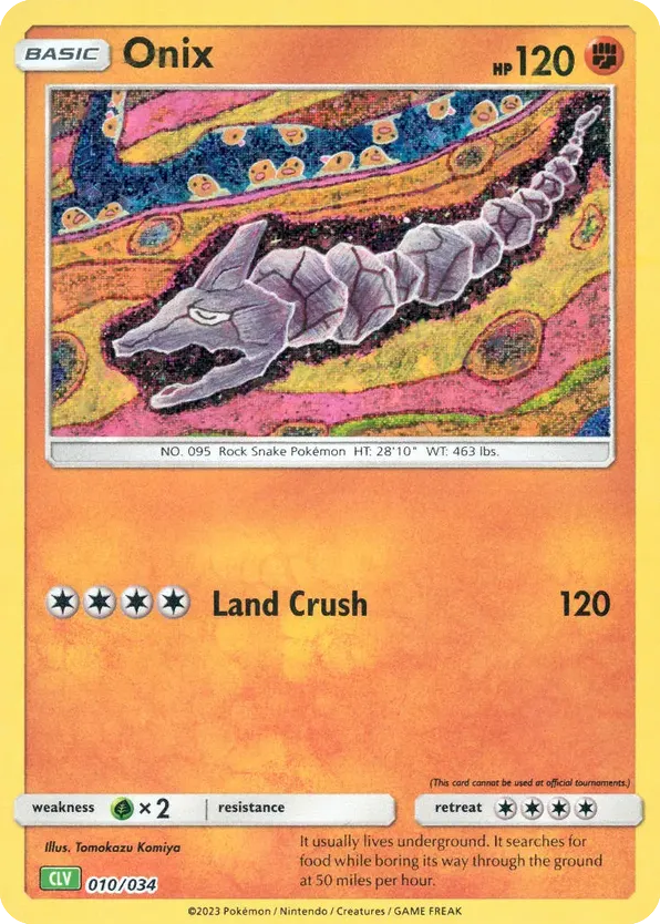 Onix 010/034 Pokémon TCG Classic - Venusaur