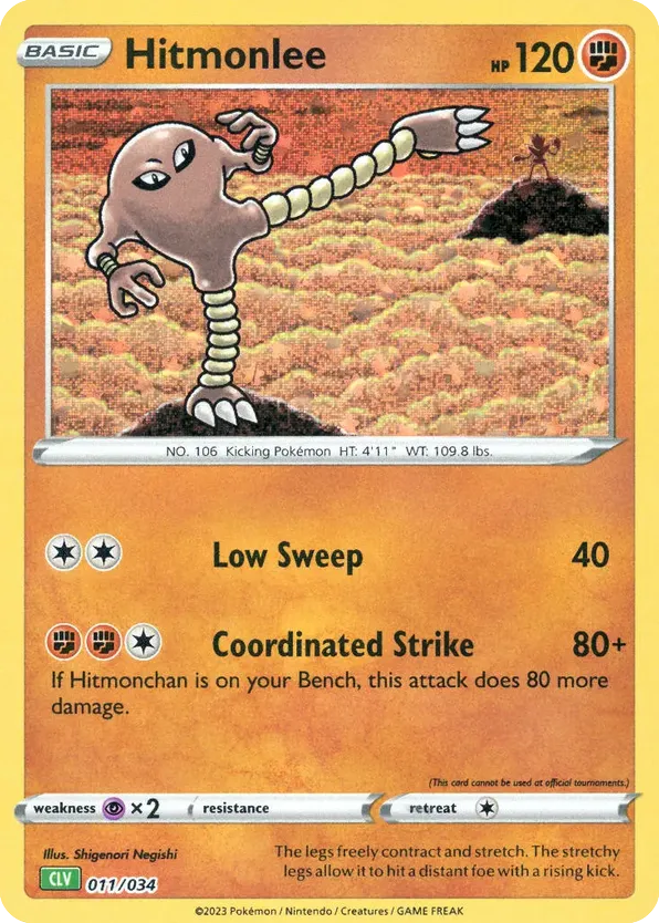 Hitmonlee 011/034 Pokémon TCG Classic - Venusaur