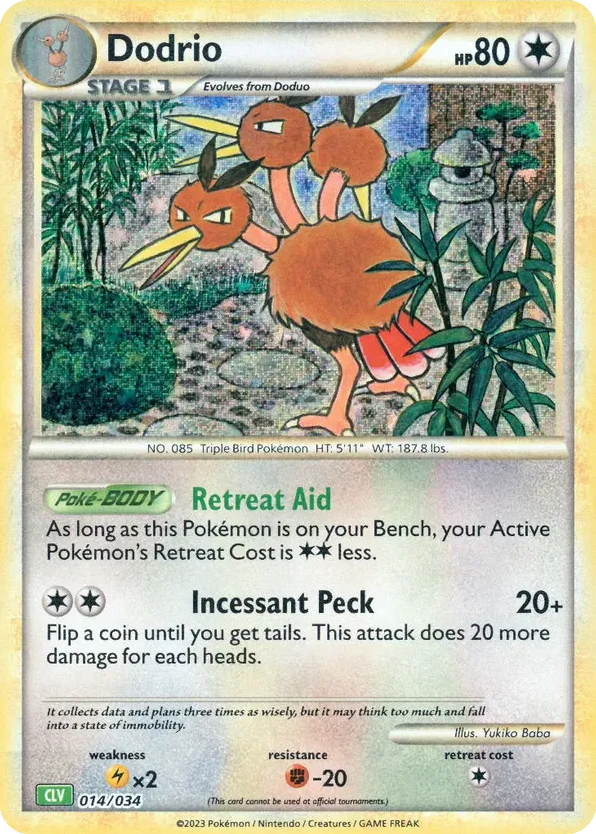 Dodrio 014/034 Pokémon TCG Classic - Venusaur