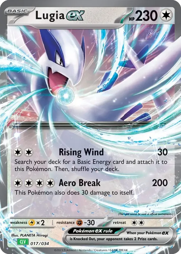 Lugia ex 017/034 Pokémon TCG Classic - Venusaur